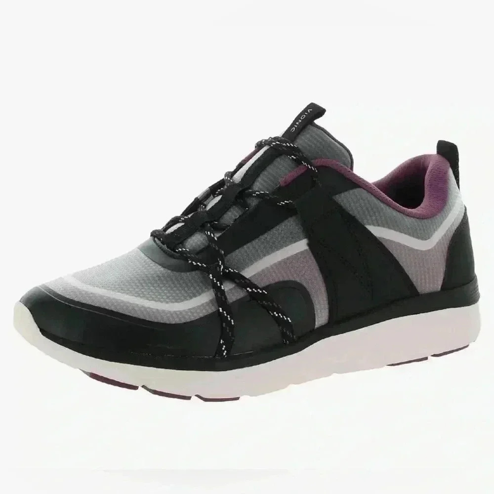 Vionic Black and White Athletic Shoes